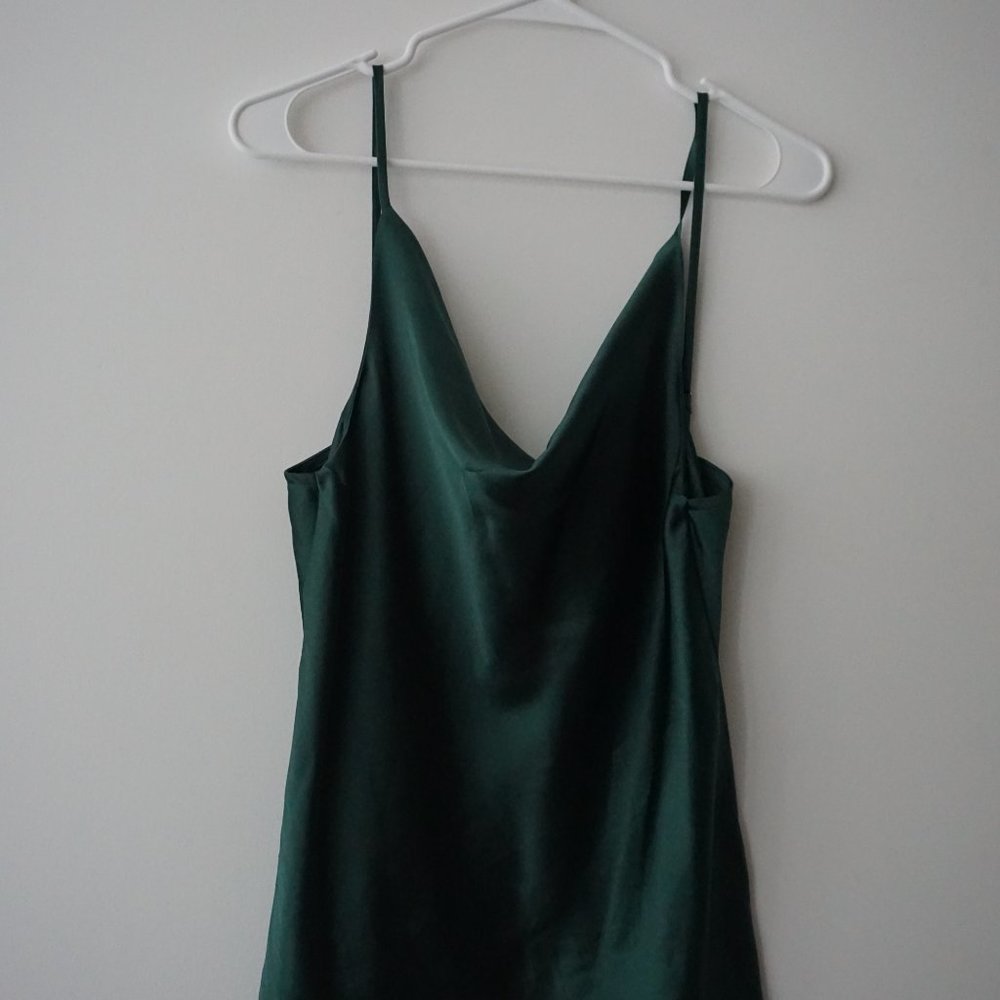 Emerald Green Cowl top